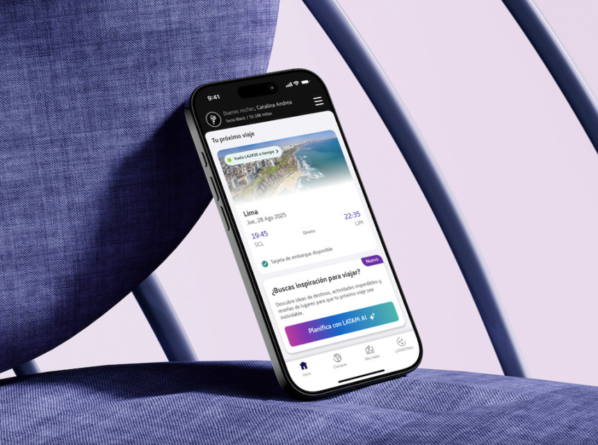 LATAM Airlines, pionera en inteligencia artificial para planificar viajes